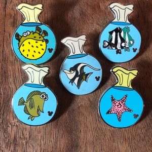 Finding Nemo Cast Lanyard Hidden Mickey Disney Pin